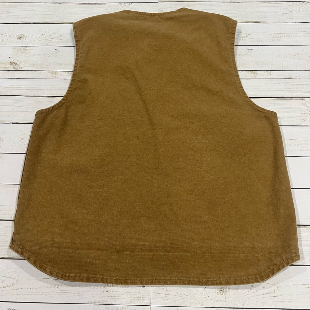 Carhartt Canvas Men’s Work Vest Sz L - Picture 2 of 11